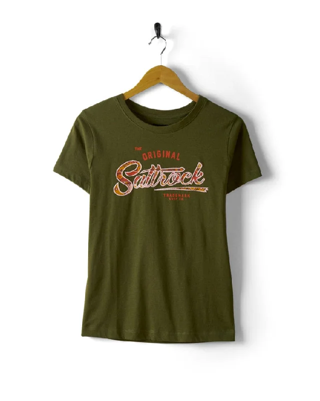 Aztec Trademark - Womens Recycled T-Shirt - Green