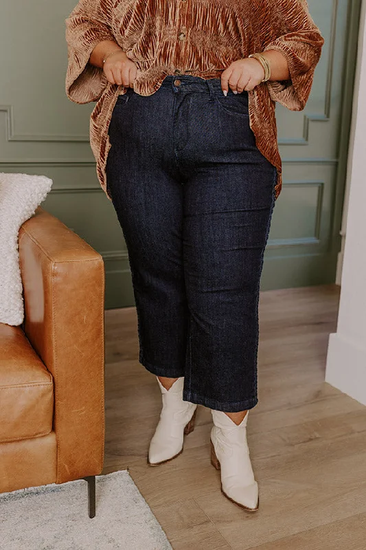 JUDY BLUE Kinsley High Waist Wide Leg Jean Curves