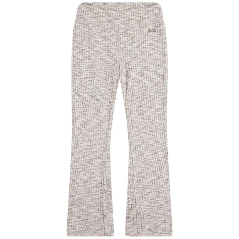 Levi's Space Dye Flared Knit Pants Creme Brulee