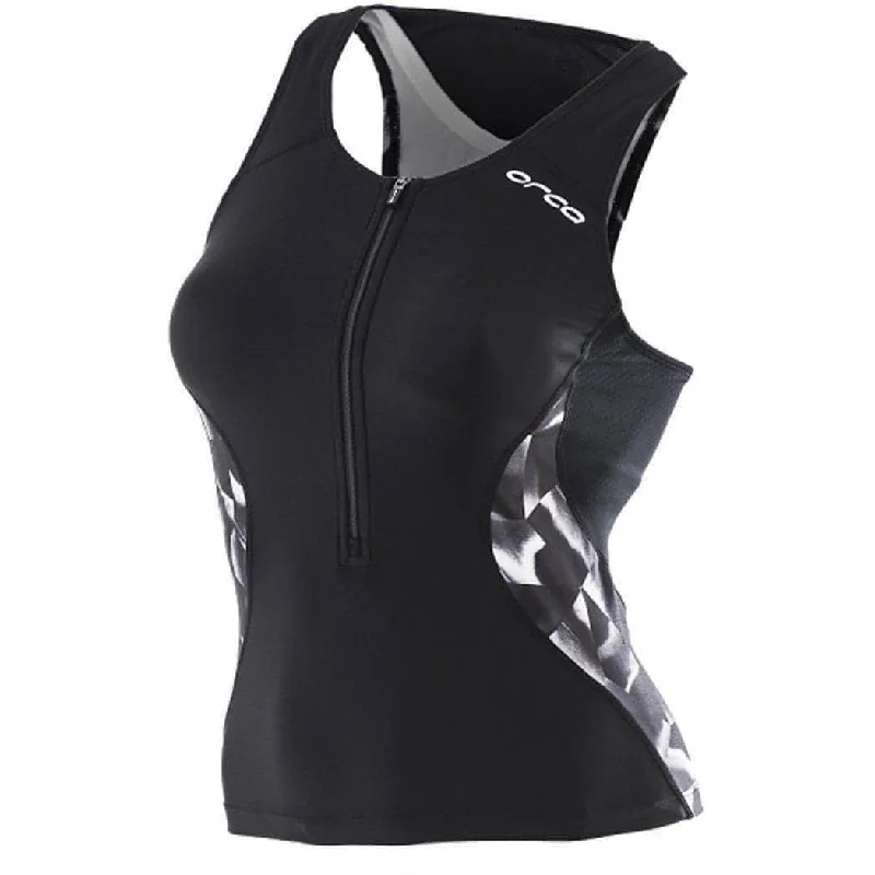 Orca Core Support Womens Tri Vest Tank Top - Black