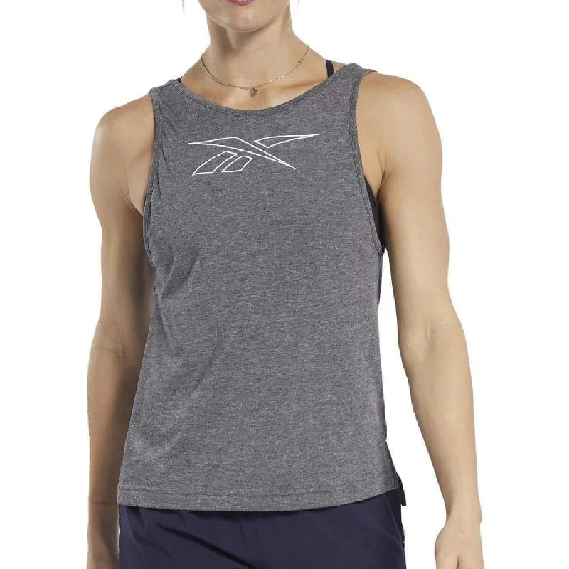 Reebok ActivChill + Cotton Womens Training Vest Tank Top - Grey