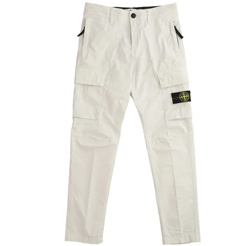 Stone Island Junior Pants Pearl Grey