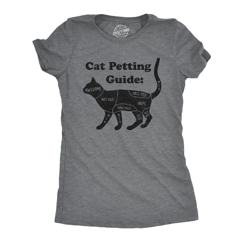 Cat Petting Guide Women's T Shirt