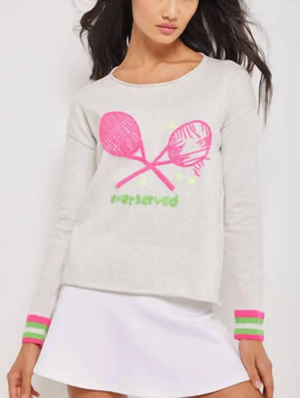 Pickleball Sweater In Mineral