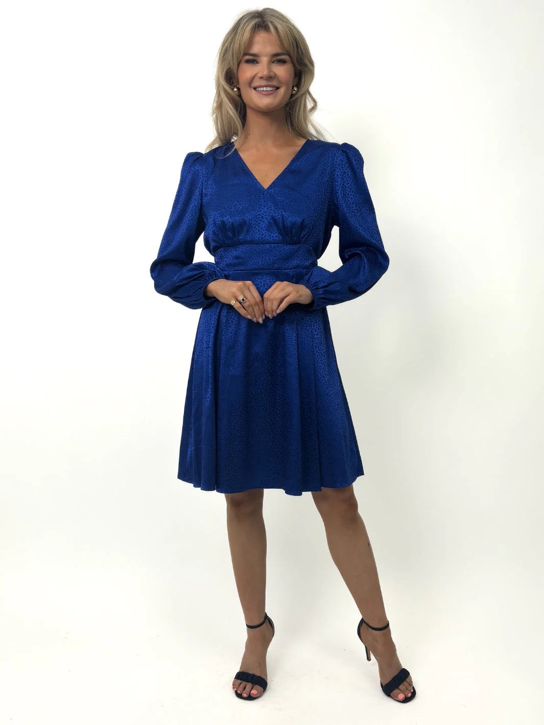 Audrey Mini Dress (Royal Blue)