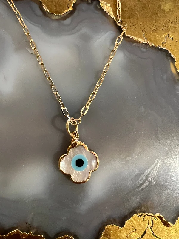 Cristina V Evil Eye Clover Charm