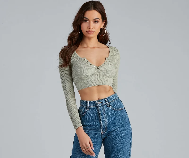 Snap A Pose Crop Top