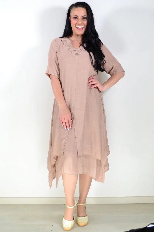 Mocha Summer Tunic Dress