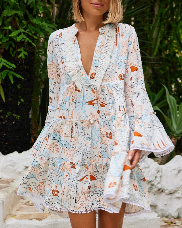 Kenny Flowers x Mauna Kea – The Island Time - Tunic Dress