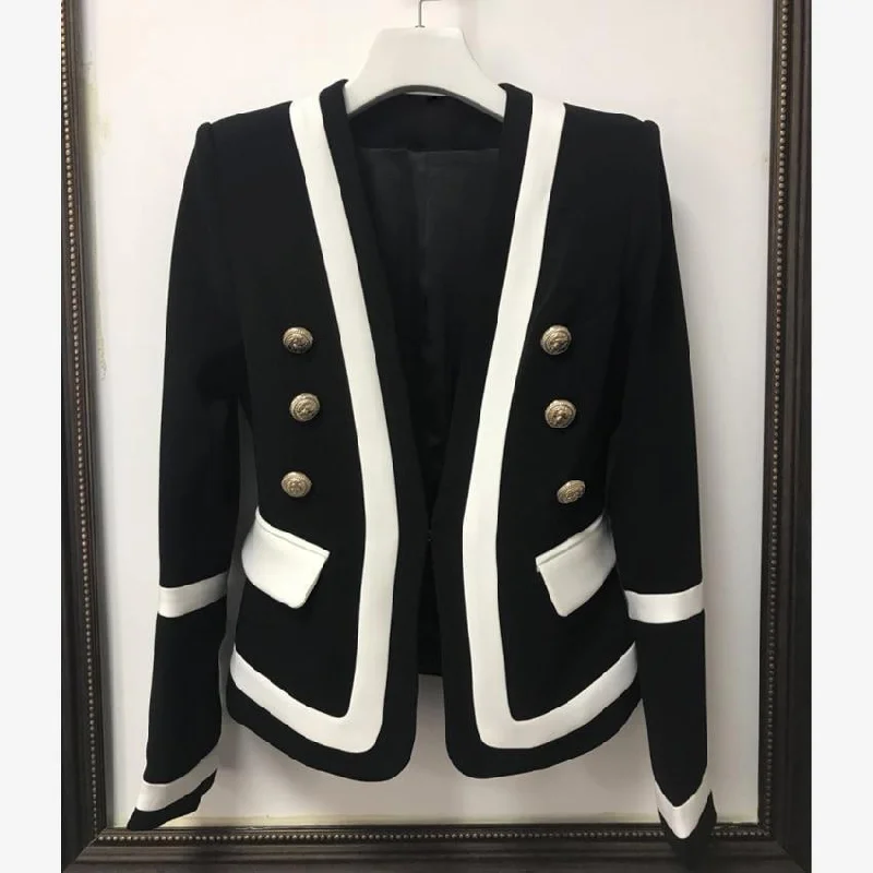 The Princess Tuxedo Blazer Women - Formal-Business - Patchwork