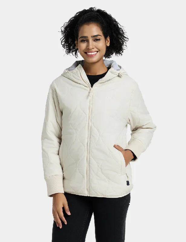 Stargazer Women's Heated Quilted Hoodie Jacket