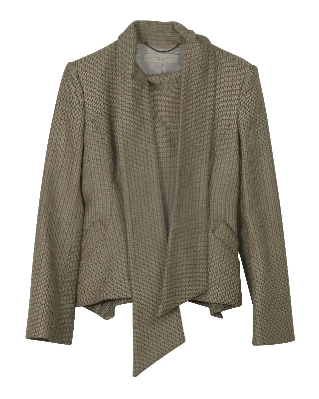 Stella McCartney Fencing Jacket in Beige Cotton