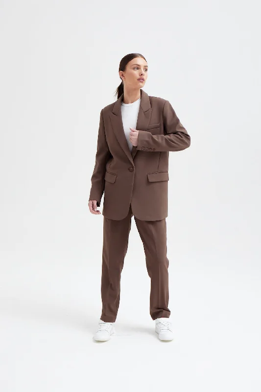 Boyfriend Blazer - Espresso