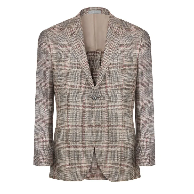 CORNELIANI Single Breasted Cashmere Gate Jacket CAMEL