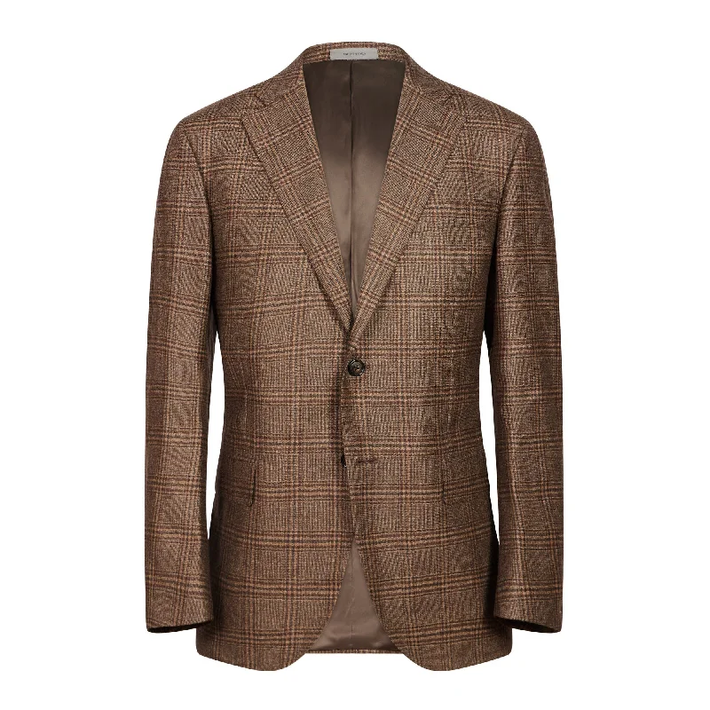 CORNELIANI Twill Leader Jacket BROWN REG