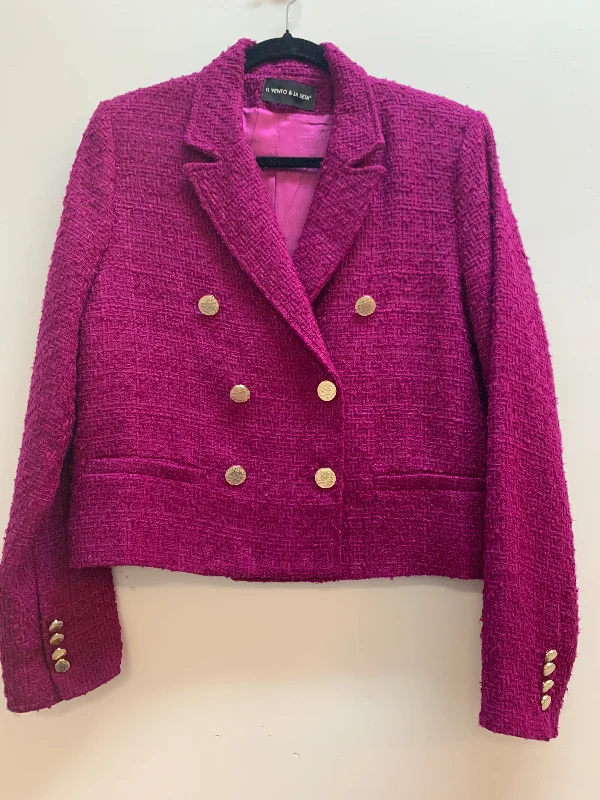 Fuchsia Tweed Blazer