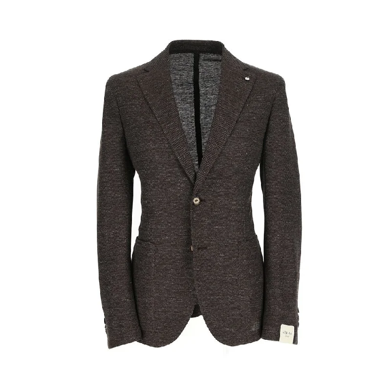 LUBIAM 1911 Jersey Blazer BROWN REG