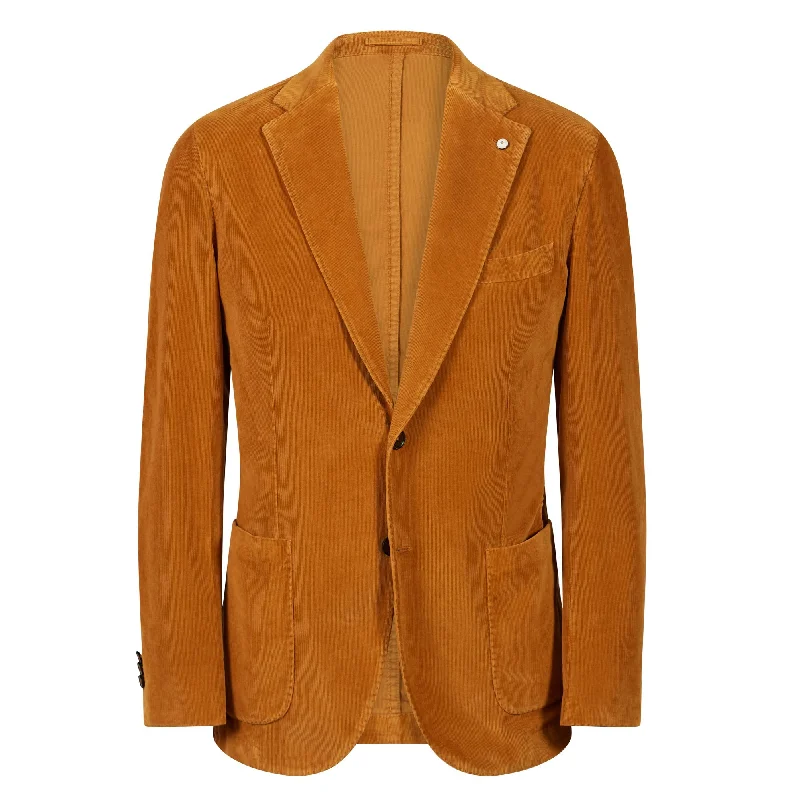 L.B.M. 1911 Unstructured Two-Button Jacket CAMEL REG