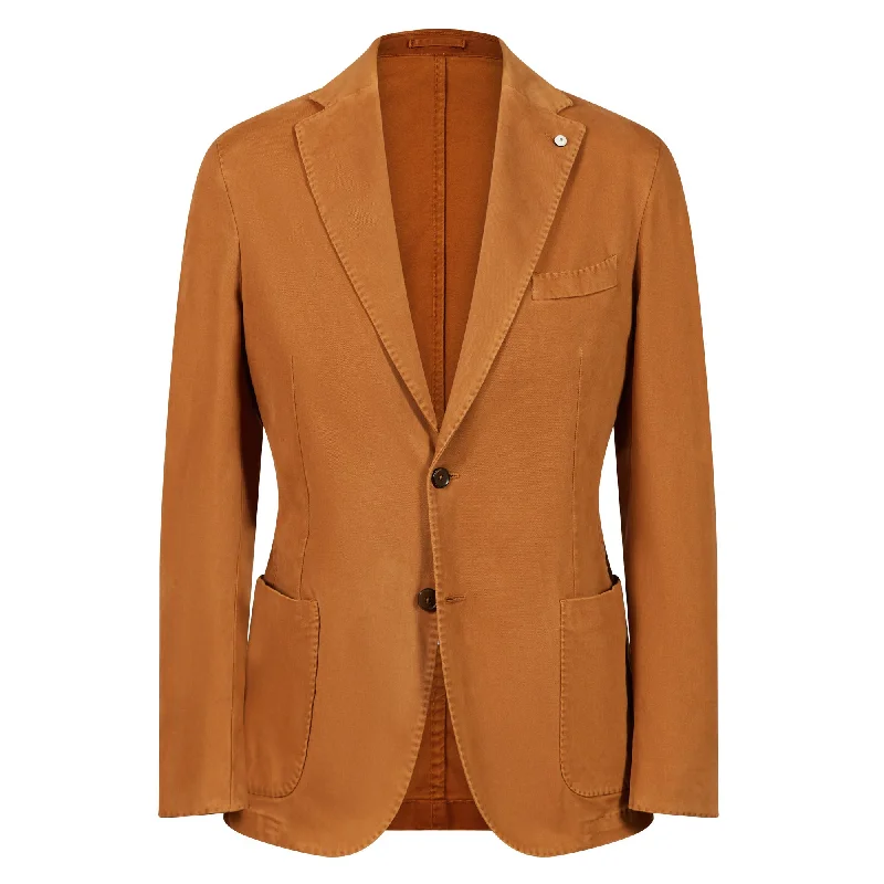 L.B.M. 1911 Unstructured Two-Button Jacket CAMEL REG