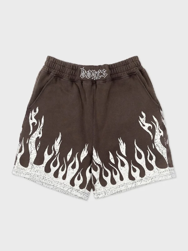 Burner Jersey Shorts - Washed Brown