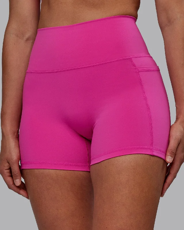 Fusion X-Length Shorts with Pockets - Fuchsia Pink