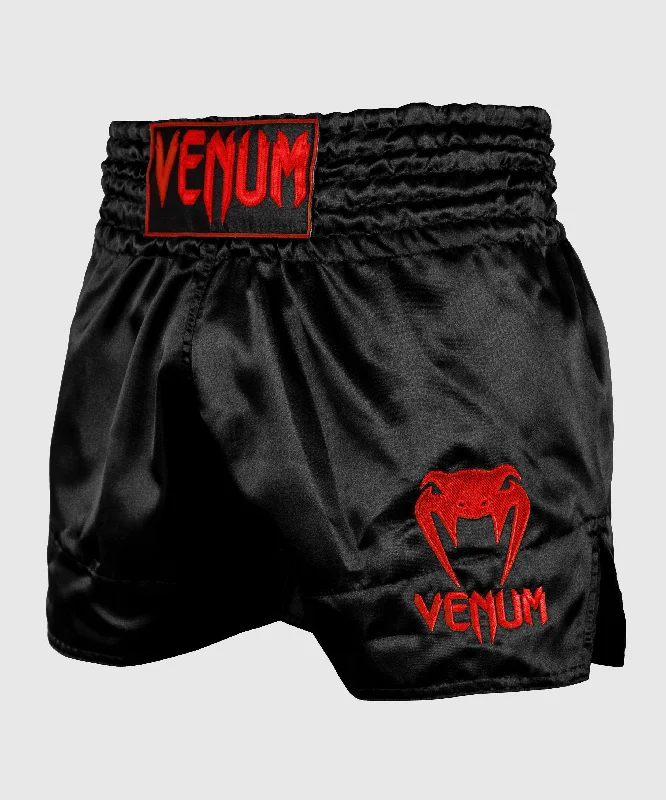 Venum Muay Thai Shorts Classic - Black/Red