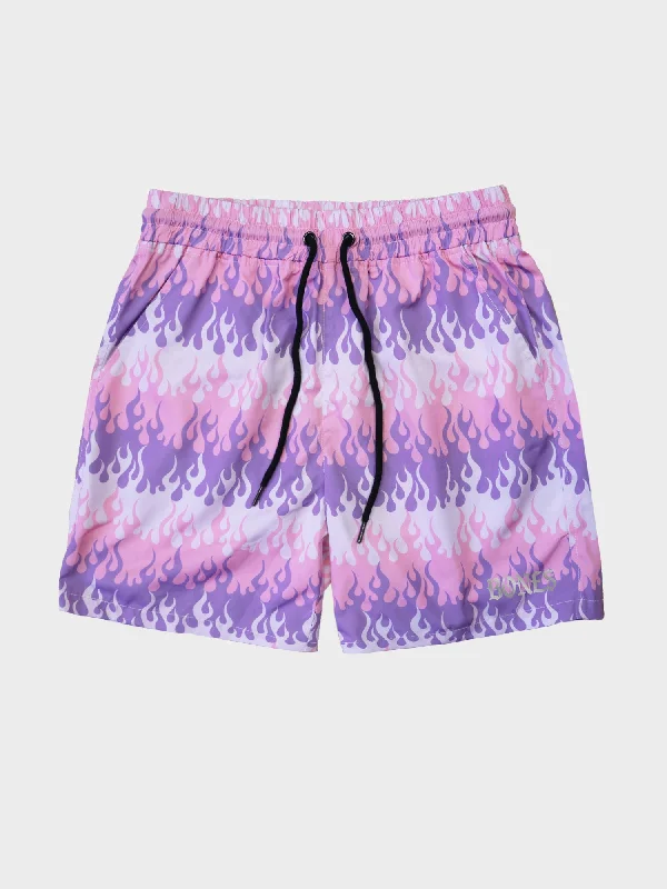 Violet Flame Swim Shorts