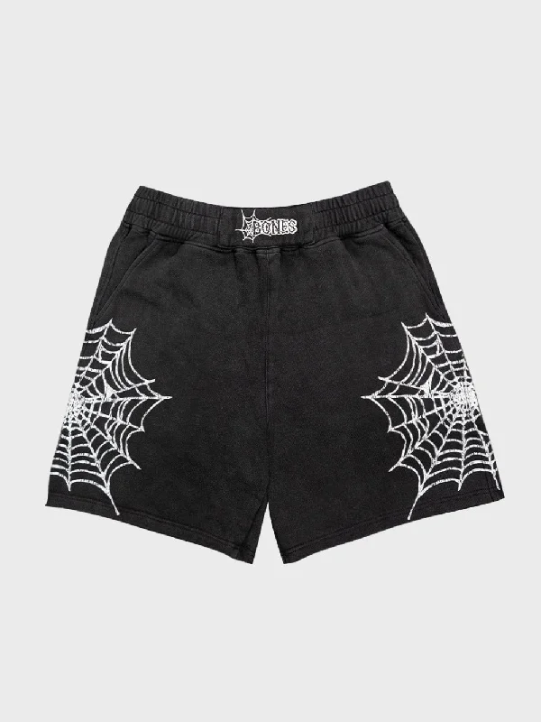 Web Jersey Shorts - Washed Black