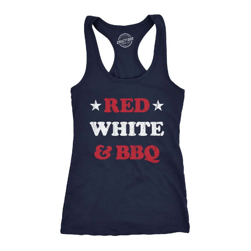 Red White And BBQ Women's Tank Top