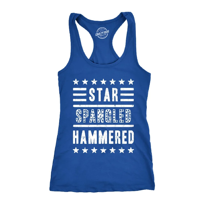 Star Spangled Hammered Women's Tank Top