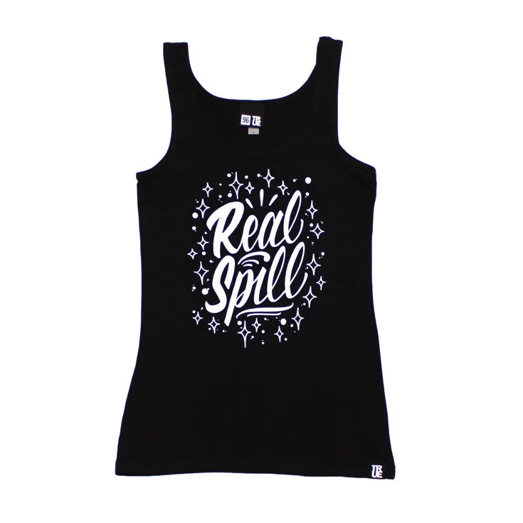 Womens True x Spillions Tank Top Black